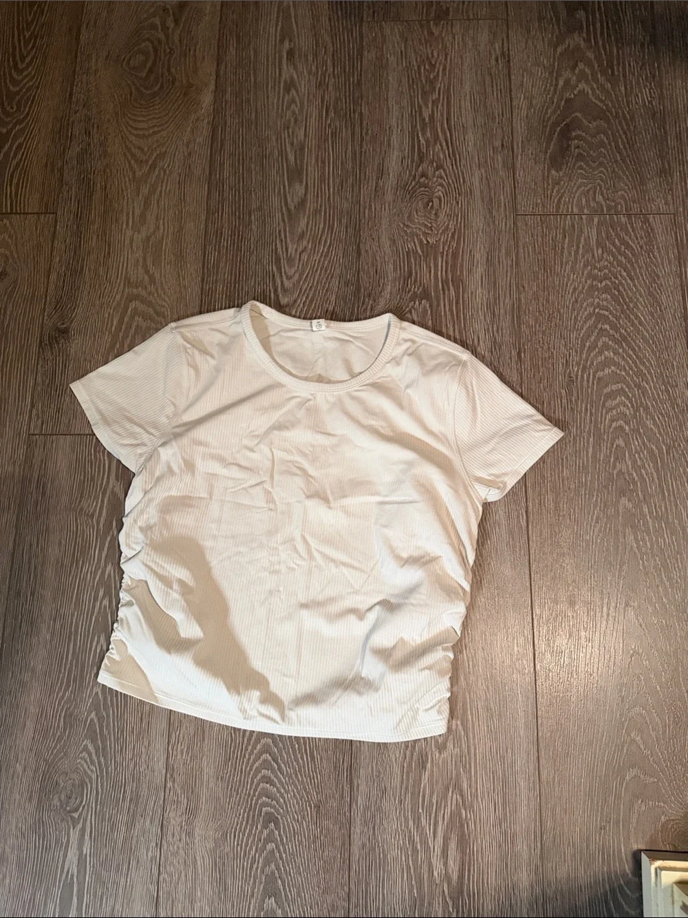lululemon athletica Short Sleeve Ribbed Top - Off-White